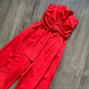 Beautiful red formal jumpsuit